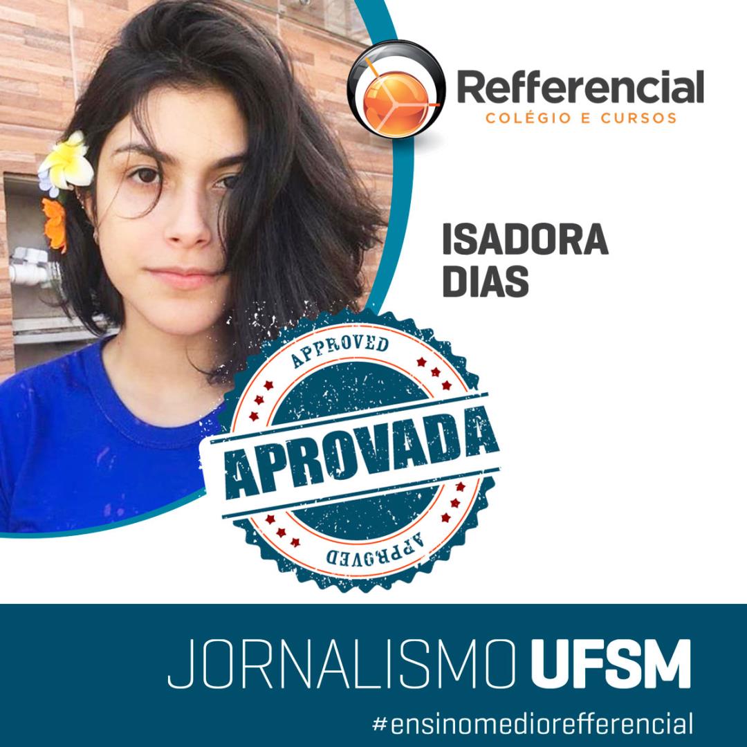 Isadora Dias - Jornalismo - UFSM